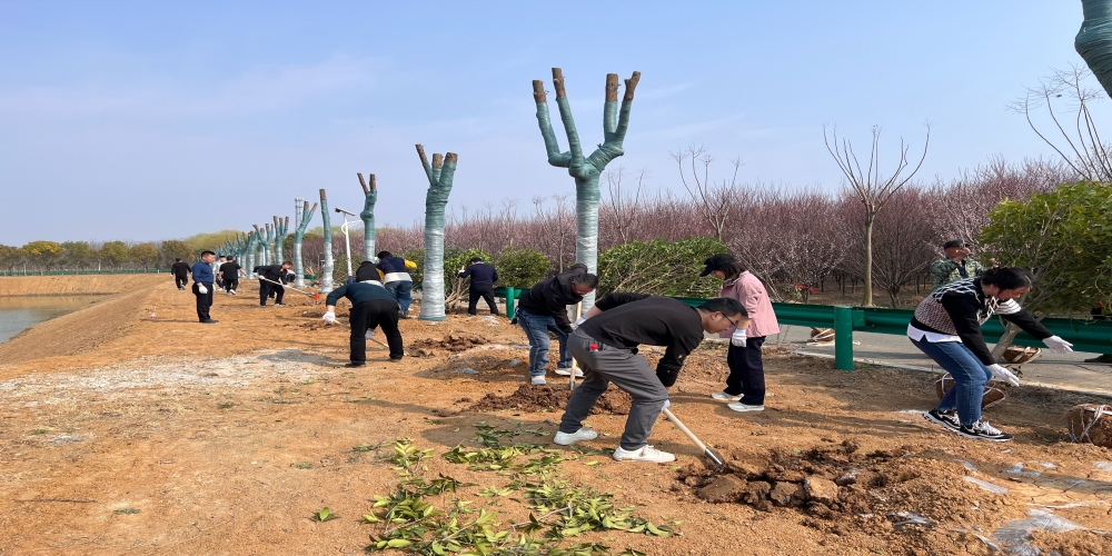 黨建引領(lǐng)共植綠 凝心聚力譜新篇 ——和合生態(tài)、德嘉置業(yè)黨支部赴小廟基地義務(wù)植樹