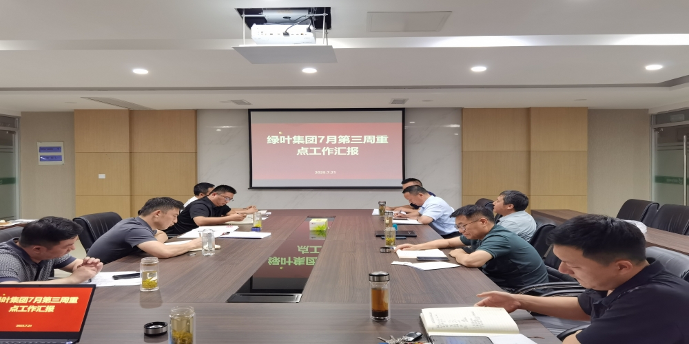 綠葉集團(tuán)召開上半年工作會議
